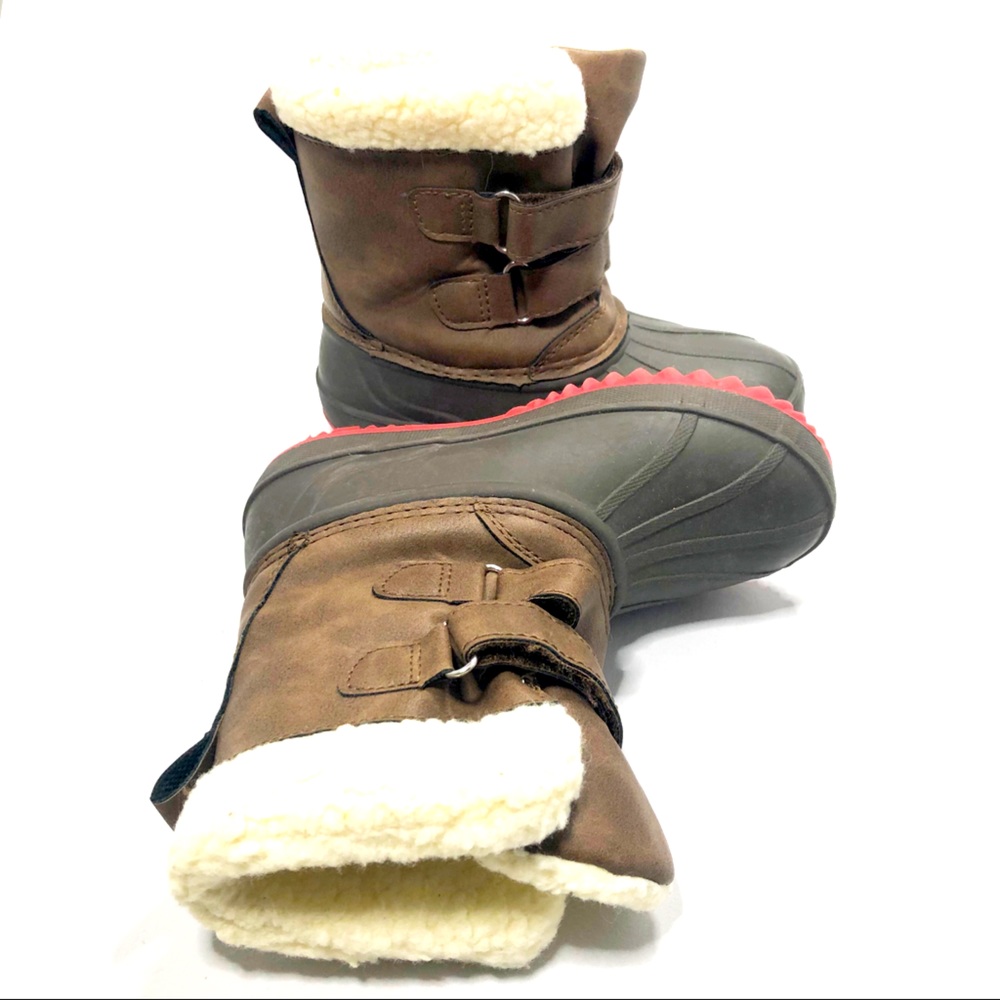 CAT & JACK SNOW WINTER LINED DUCK BOOTS TODDLER 10
